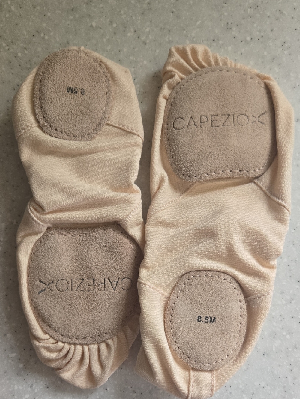 Capezio Split-Sole Ballet Slippers in Ballet Pink